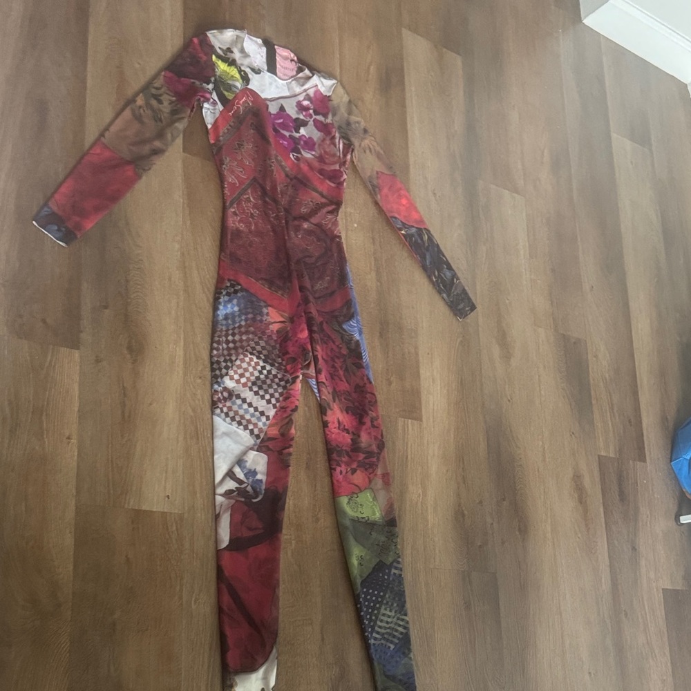 Marine serre Long Sleeve Jumpsuit - Picture 5 of 6